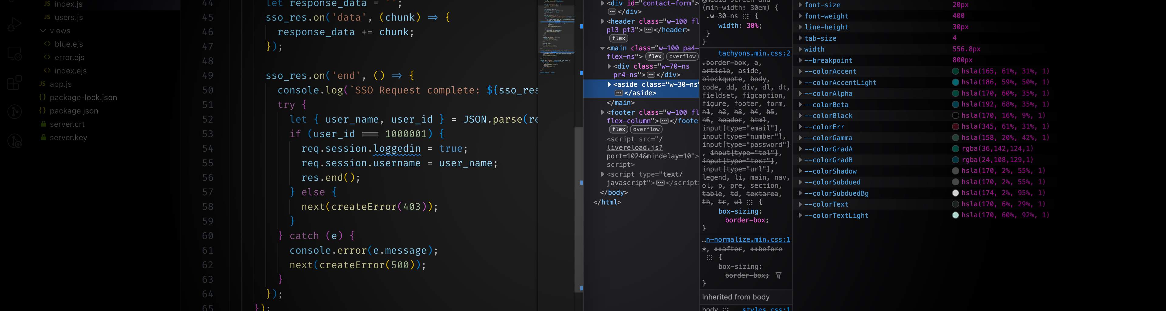 a screenshot of javascript code in a code editor